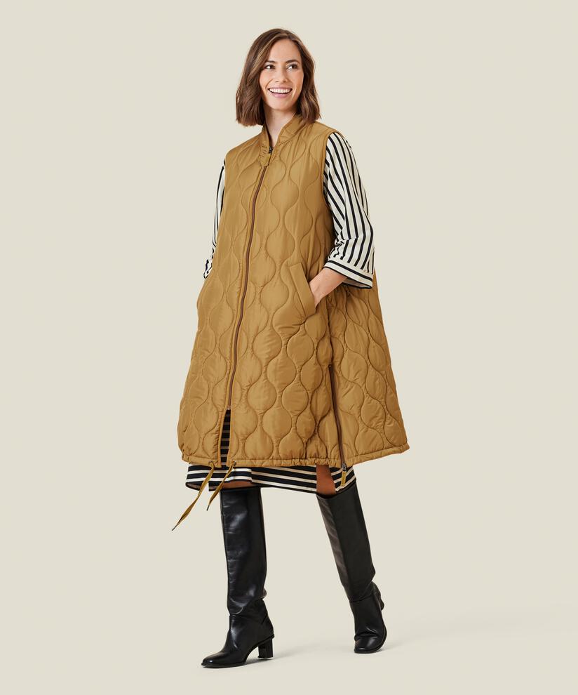 TENNA DOWN GILET, Dijon, hi-res