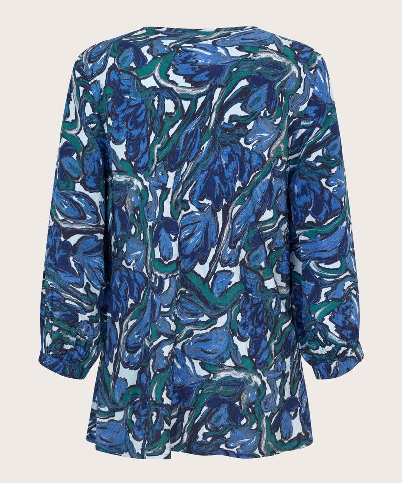 Katasis Blouse, Blue Fog