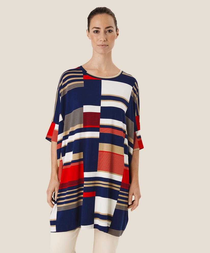 Gabina JERSEY Tunic, Goji Berry