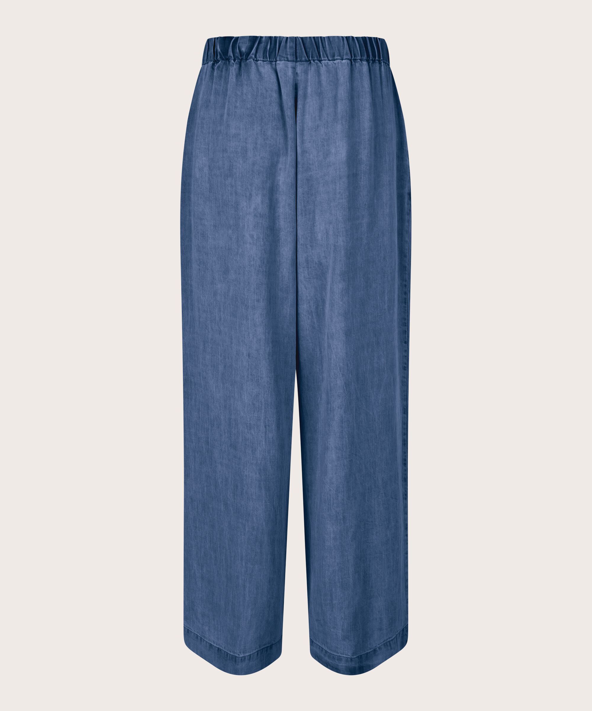 Pascula Denim Trousers, Washed denim