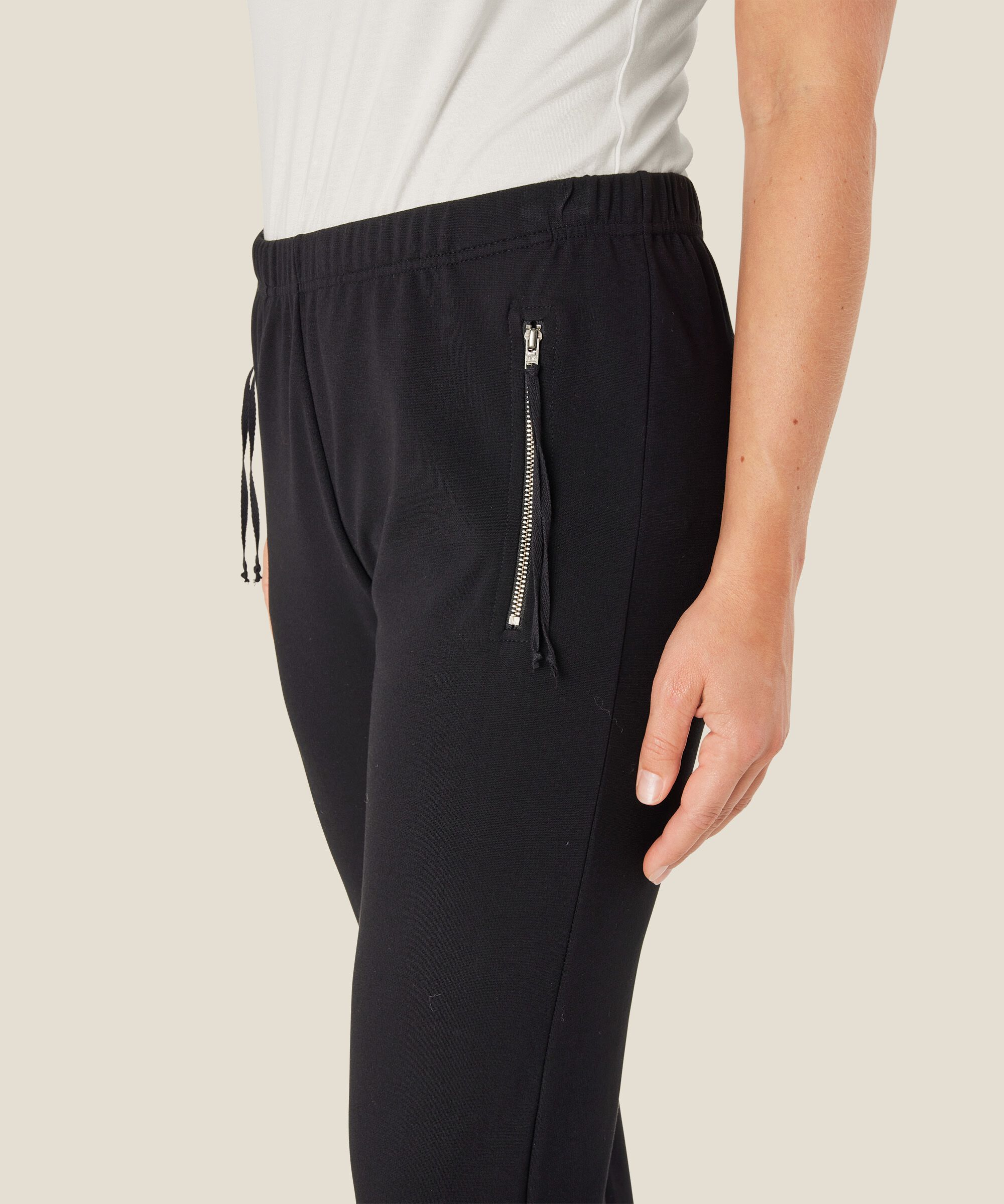 Parissi Jersey Trousers, Black
