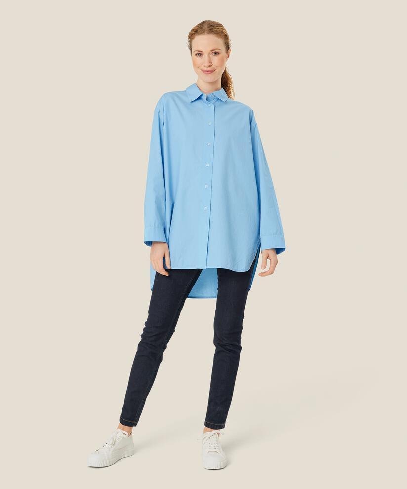 Idette Shirt, Powder Blue