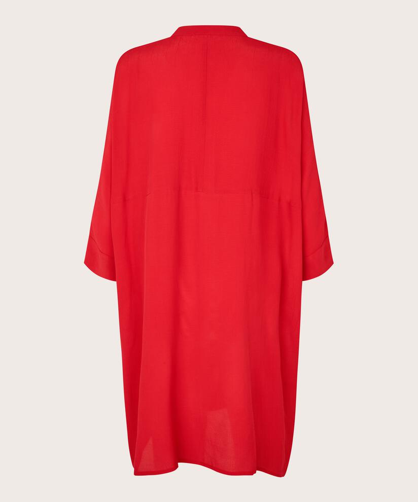 Iosetta Shirt Dress, Scarlet Sage