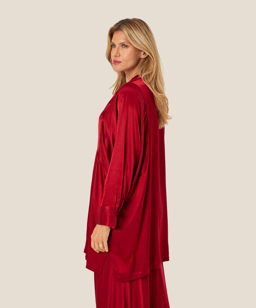 Gabira Tunic, Red Dahlia