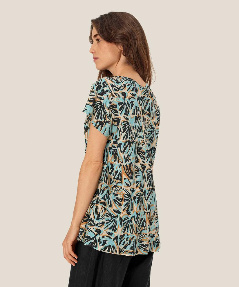 Kallo Blouse, Aqua