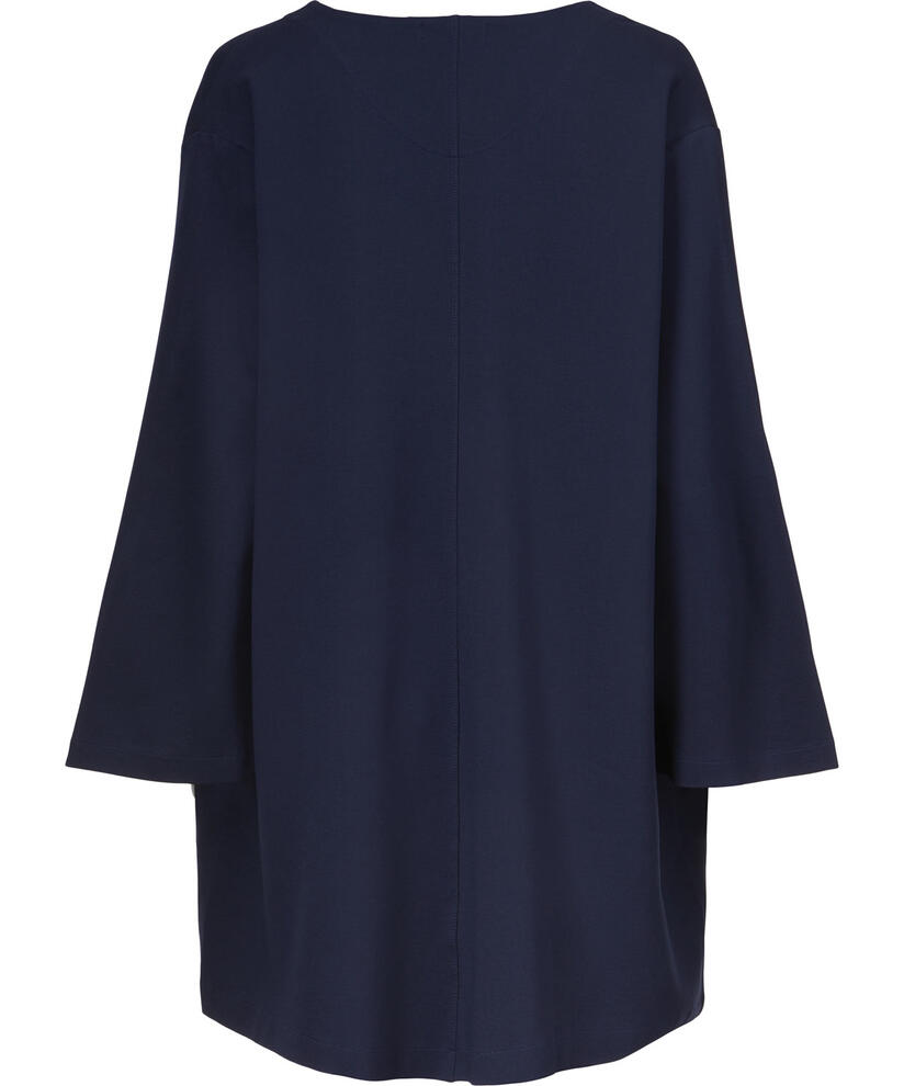 JENAMA JERSEY JACKET, Navy Blazer