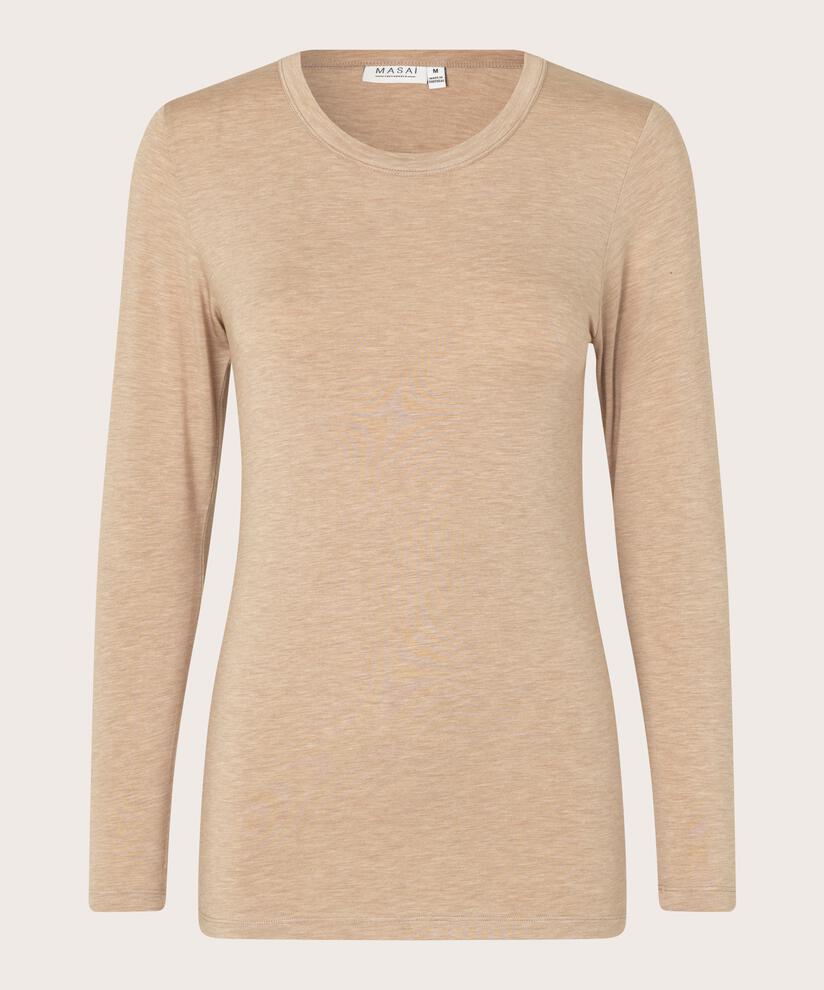 Doritla JERSEY Top, Toffee Melange