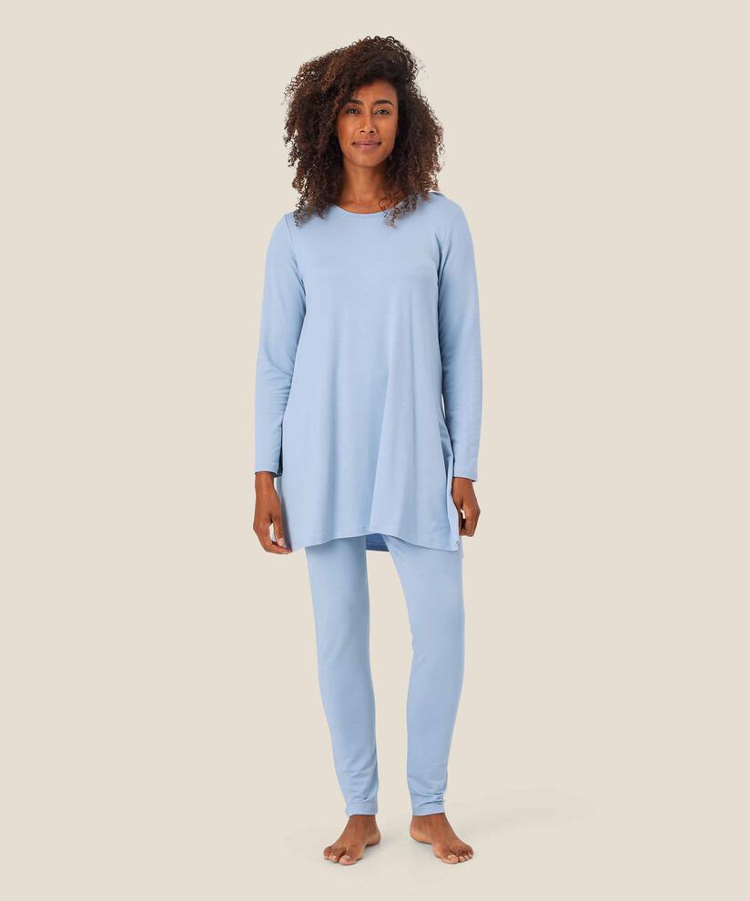 Pio JERSEY Leggings, Blue Fog