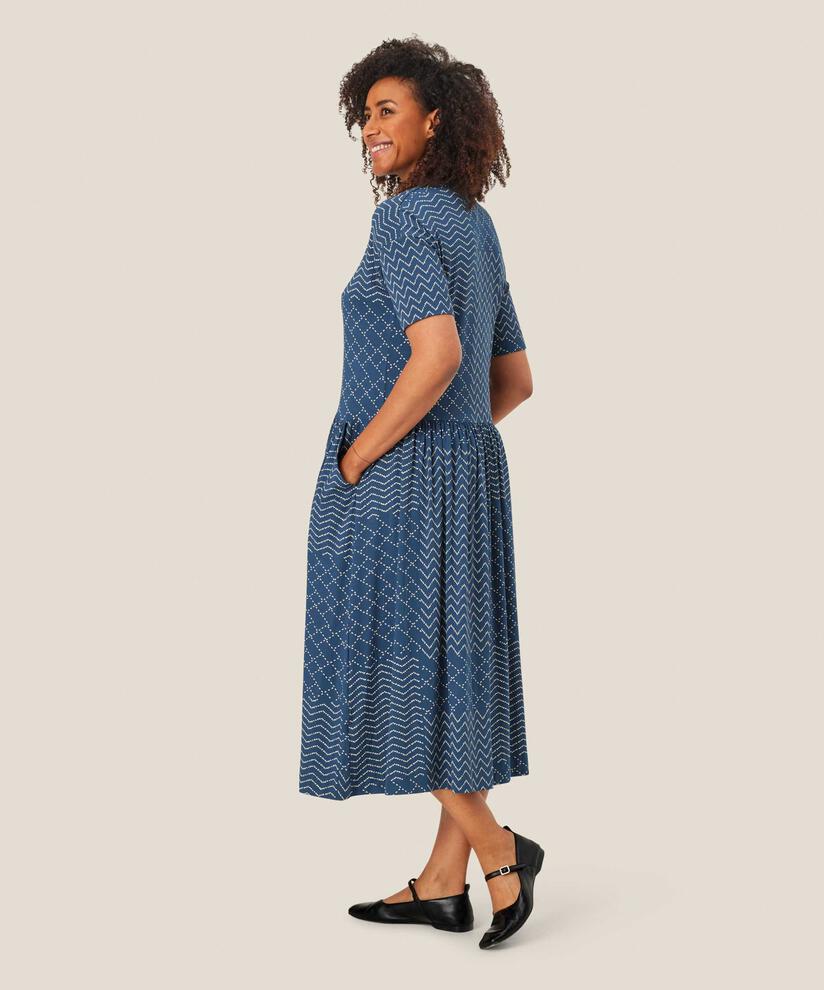 Nustina JERSEY Dress, Sargasso Sea