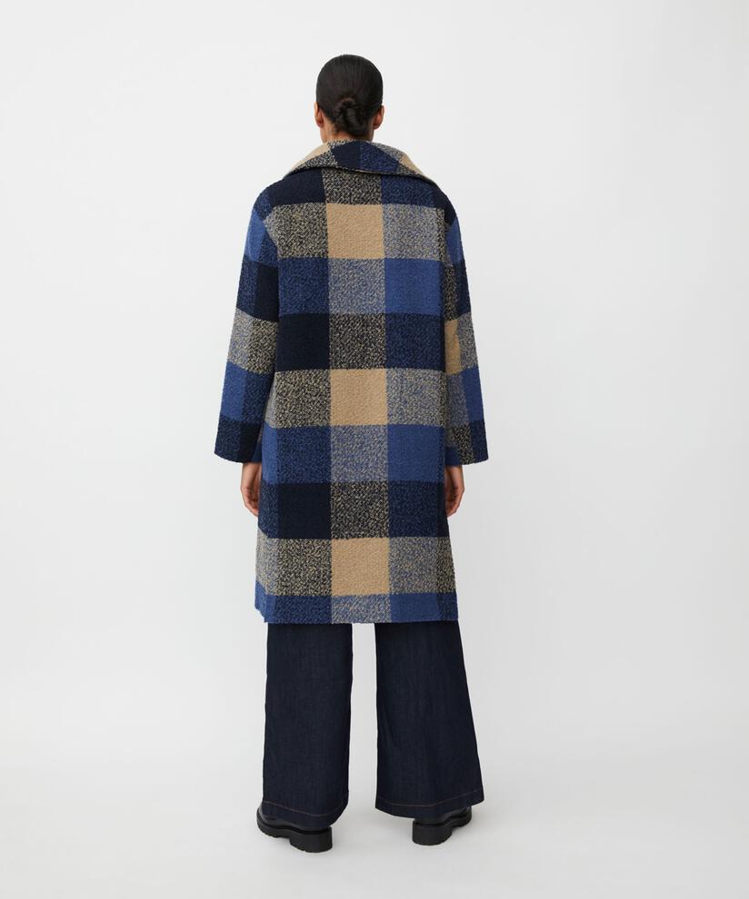Tasoula Coat, Navy Blazer