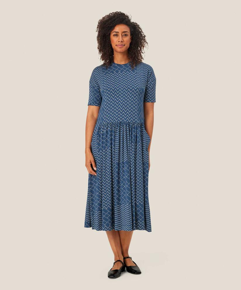 Nustina JERSEY Dress, Sargasso Sea