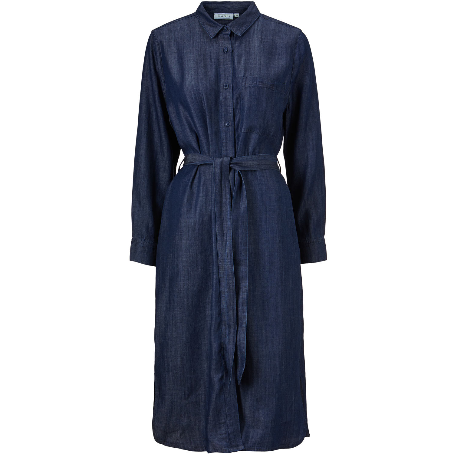 NOOR SHIRT DRESS, Dark Denim