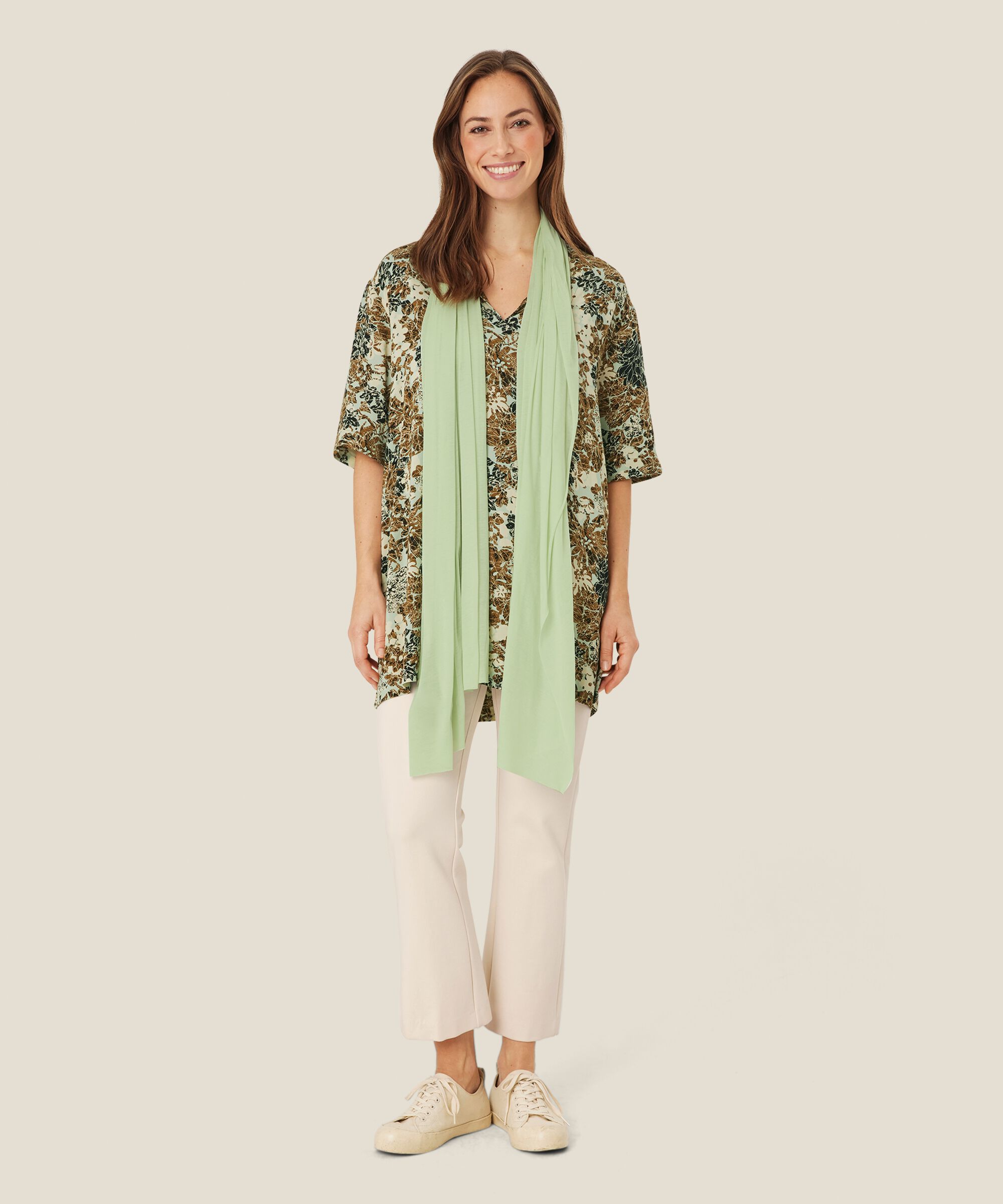 Amega JERSEY Scarf, Bok Choy