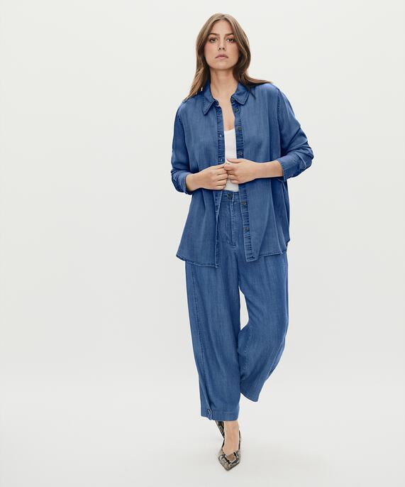 Punna Denim Trousers, Washed denim