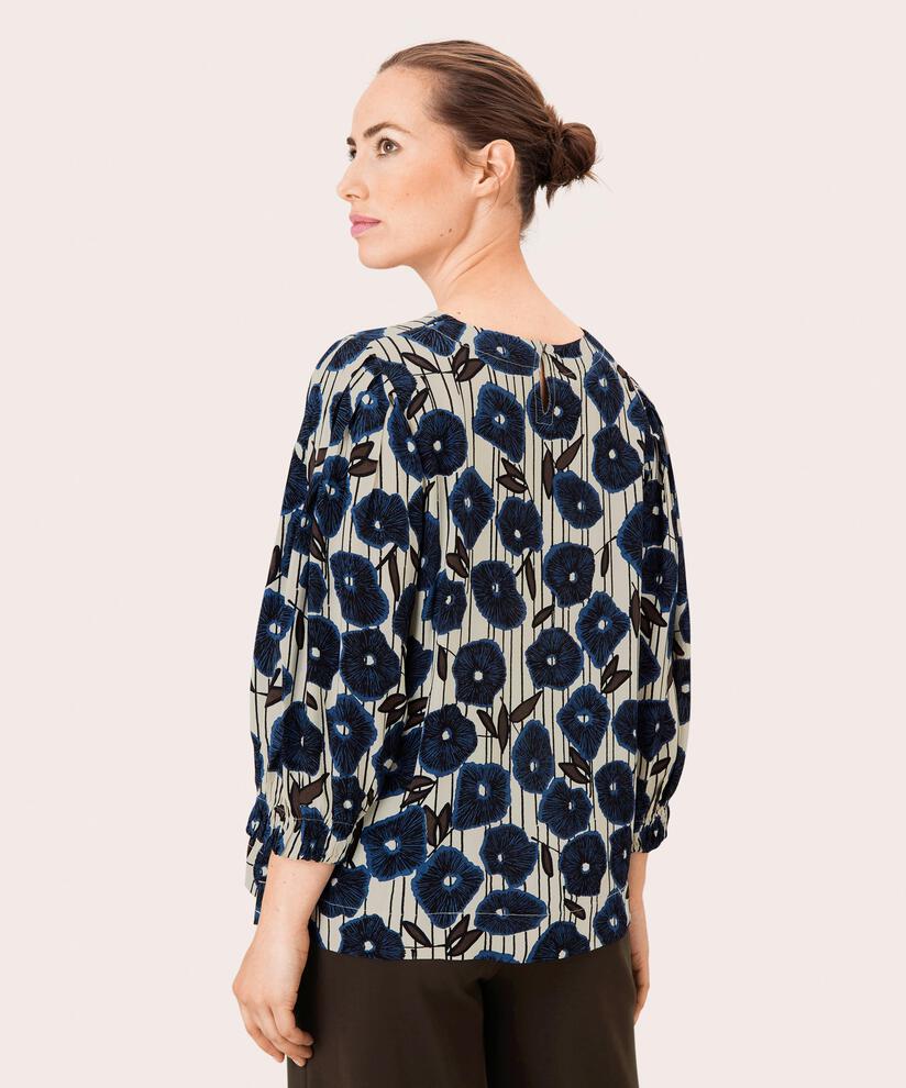 Brisa Blouse, True Navy