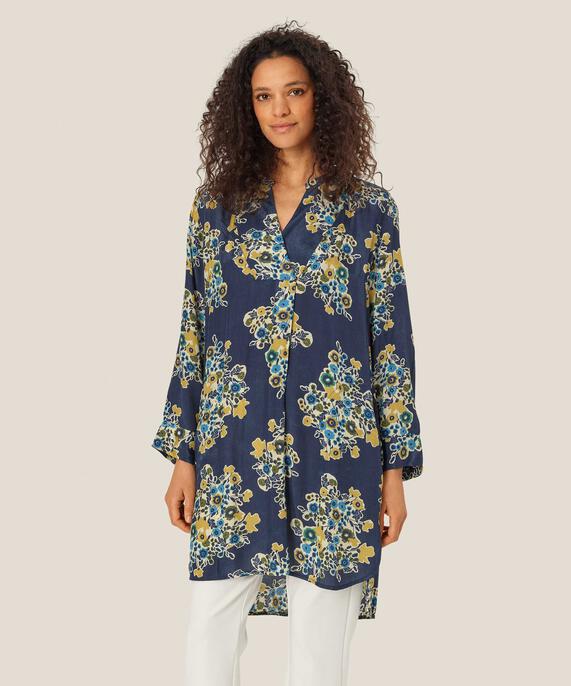 Galilena Tunic, Mood Indigo