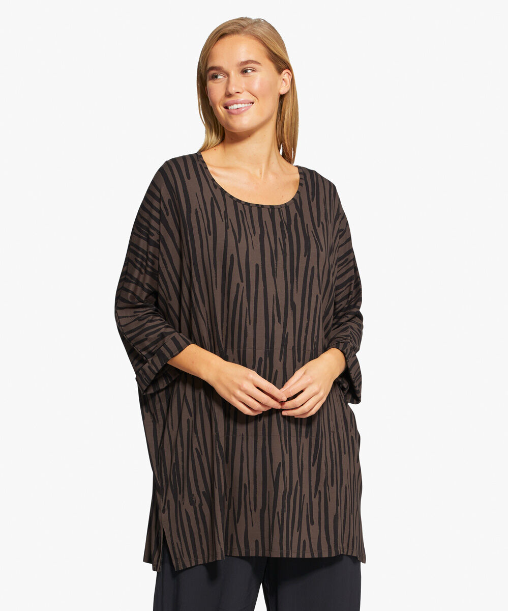 GALENY TUNIC, Chocolate