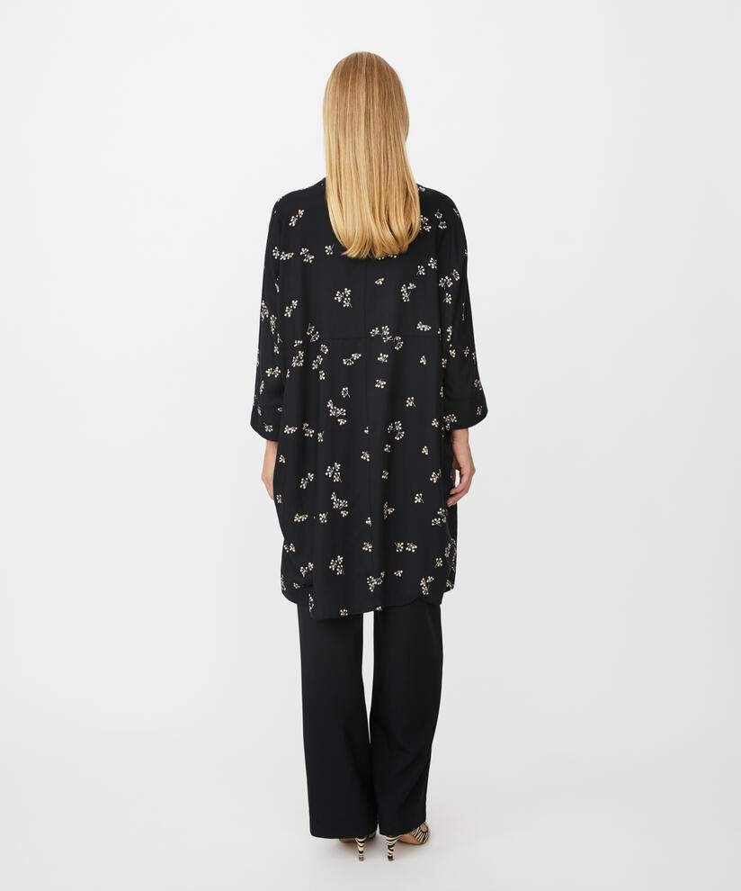 Iosetta Shirt Dress, Black