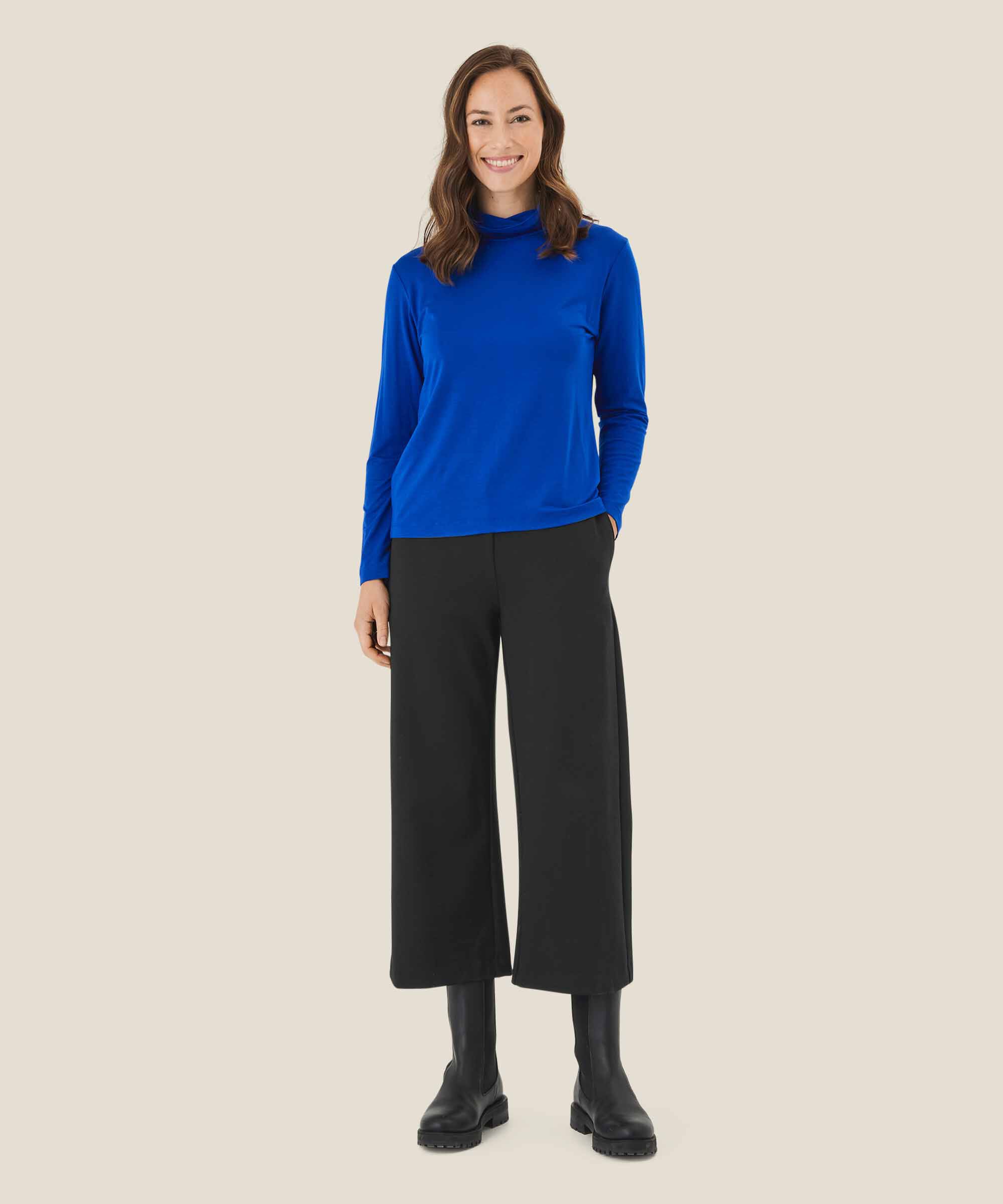 Piri JERSEY Trousers, Black