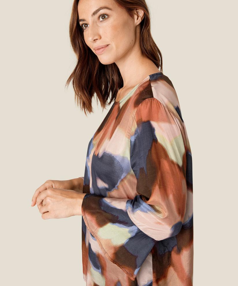 Bicca Blouse, Rose Smoke