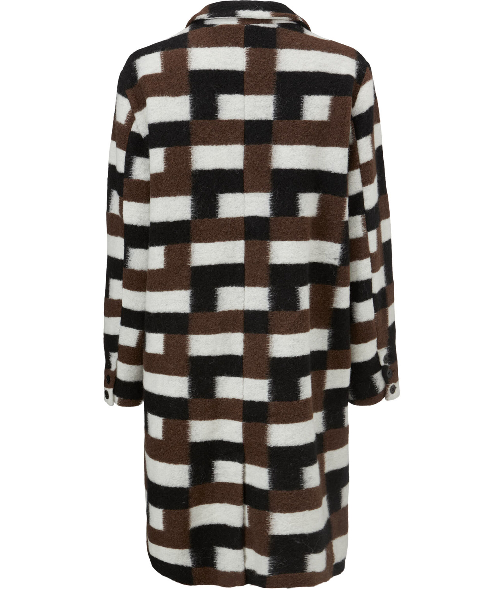TURA WOOL COAT, Chestnut