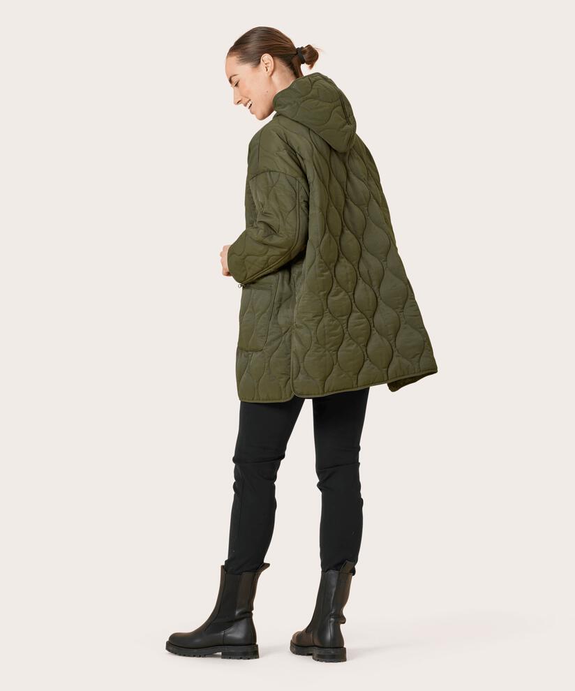 Tehila Coat, Olive Night