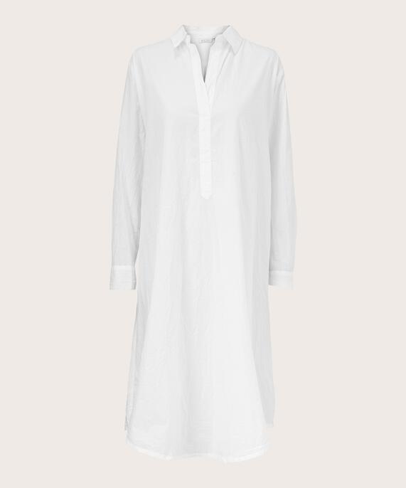 NEVA SHIRT DRESS, White
