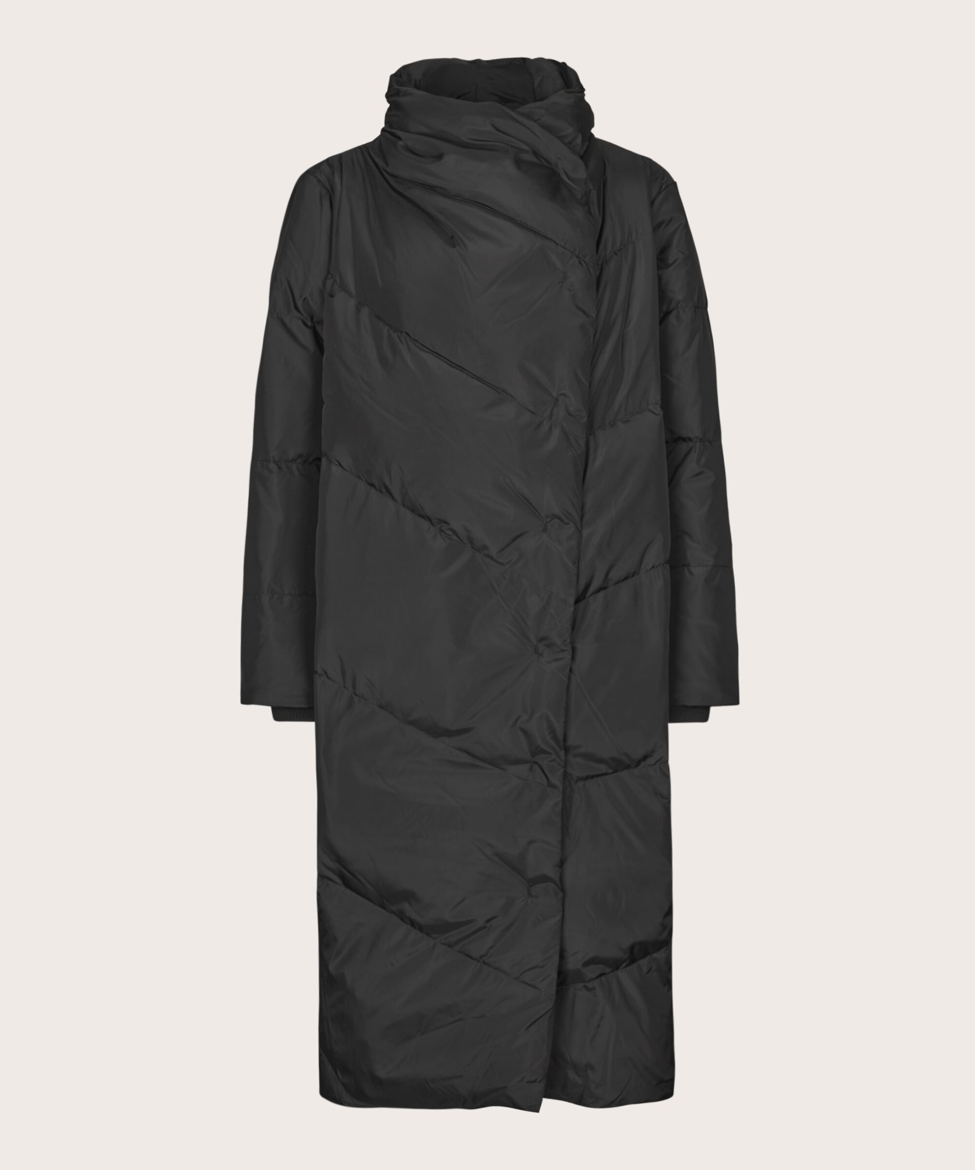 Tulla Down Coat, Black