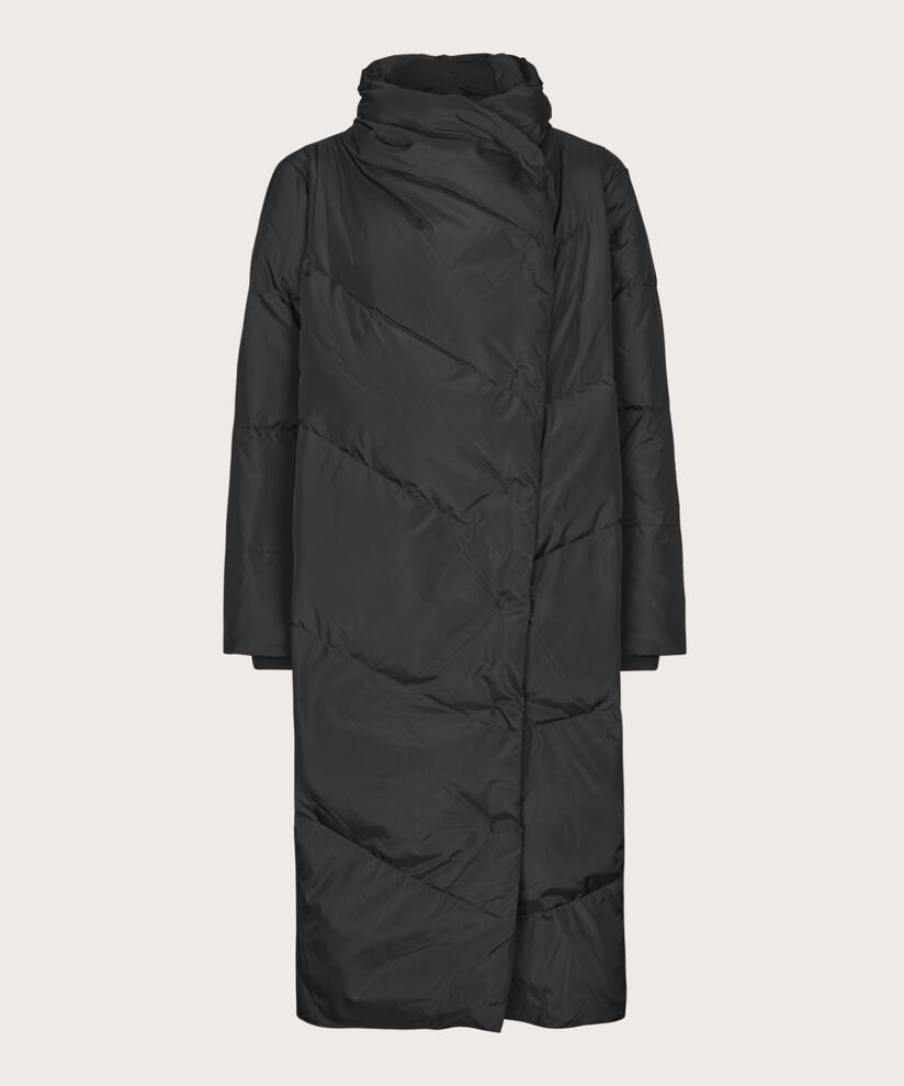 Tulla Down Coat, Black