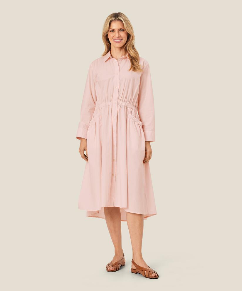 Novanie Shirt Dress, Mauve Chalk