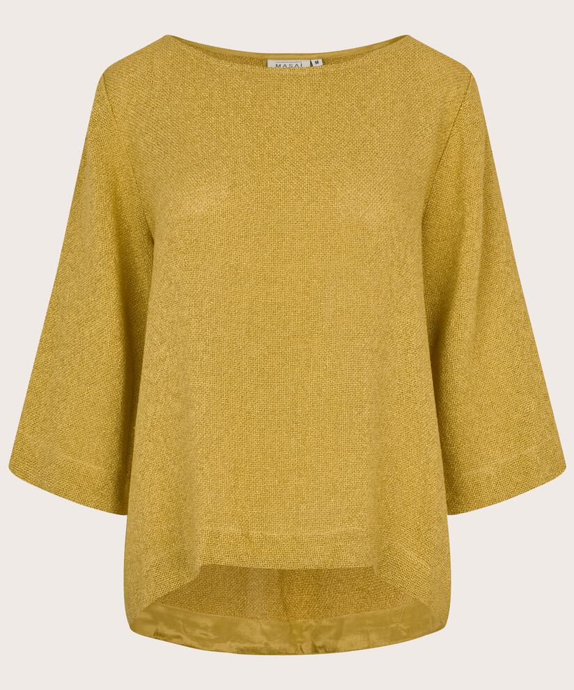 Dovinia Blouse, Burnish Gold
