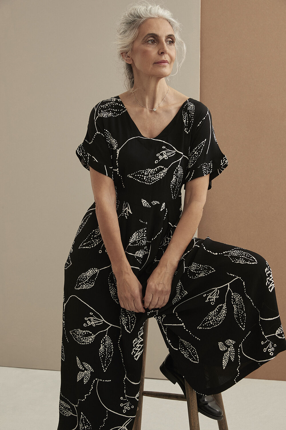 NASIRA JUMPSUIT, Black