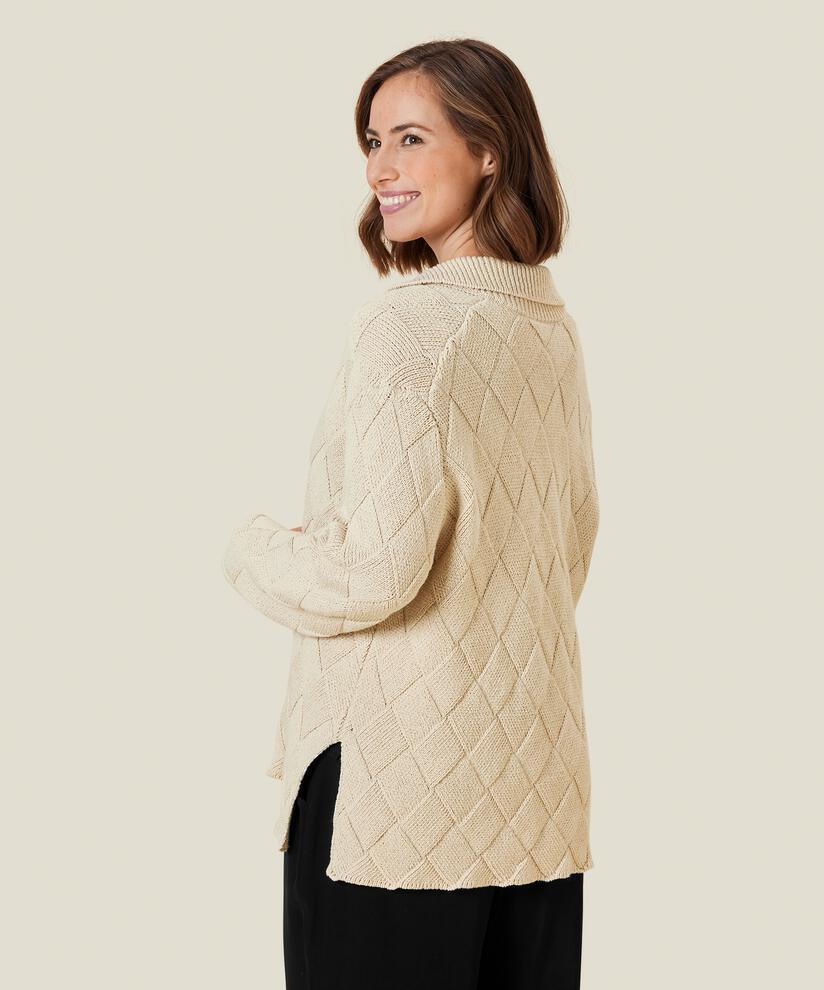 FLORALIA JUMPER, Whitecap