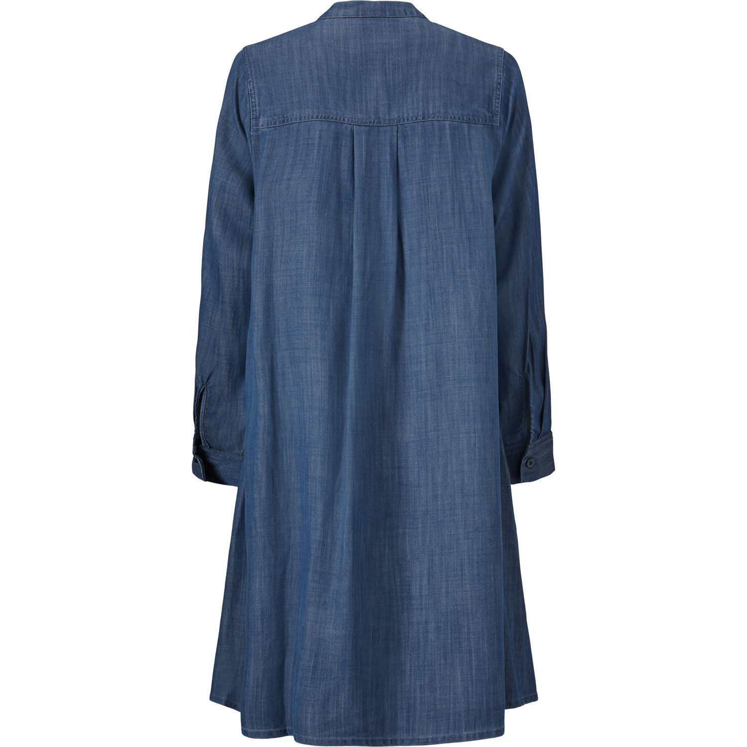 ISSA SHIRT DRESS, Blue Denim