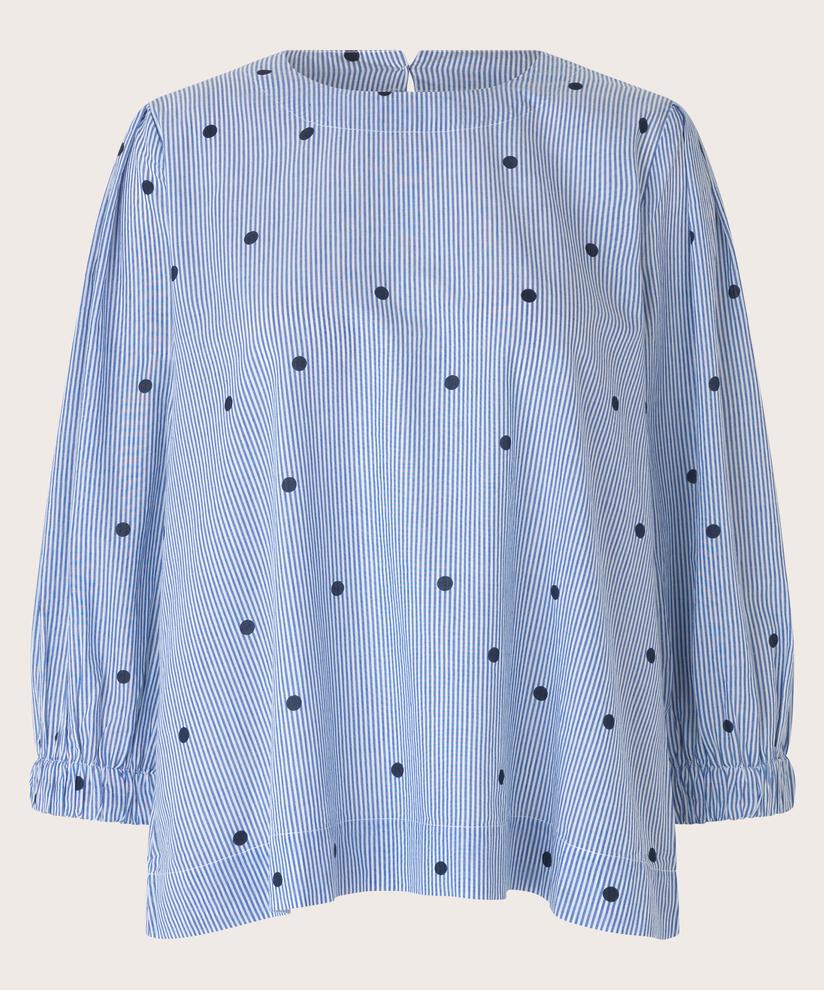 Brisa Blouse, Quiet Harbor