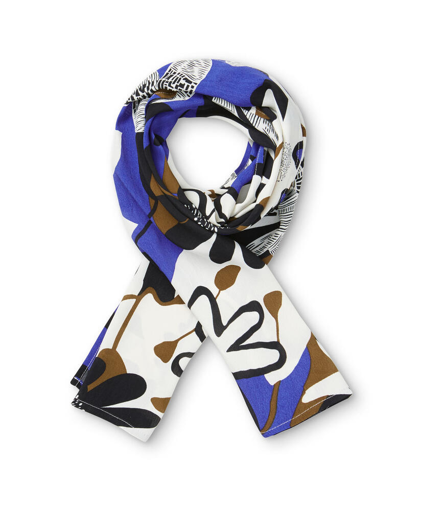 ALONG SCARF, Clematis Blue