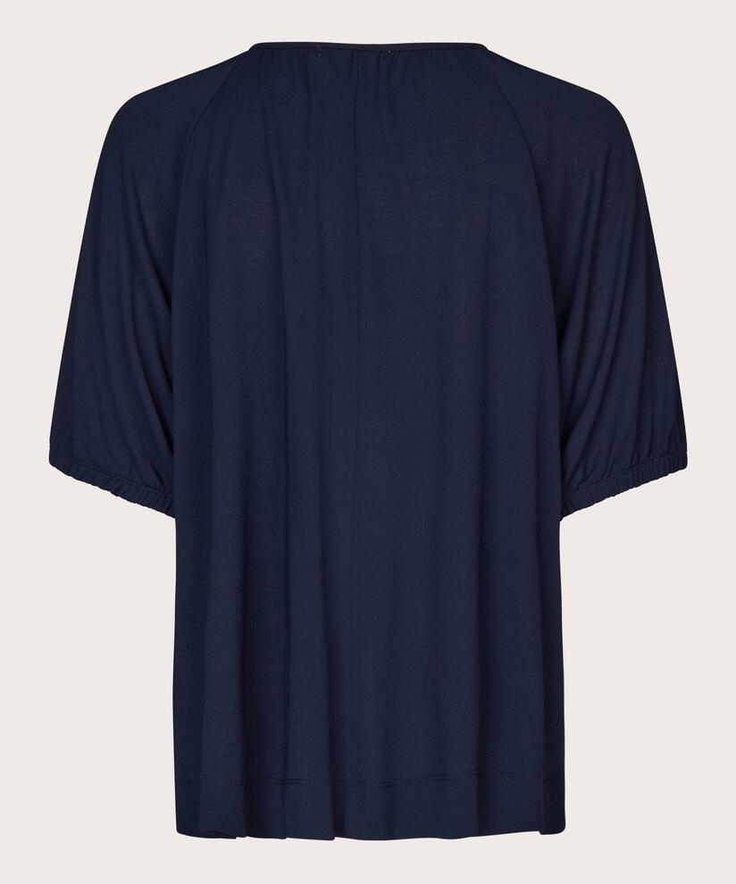 Basma JERSEY Top, Navy