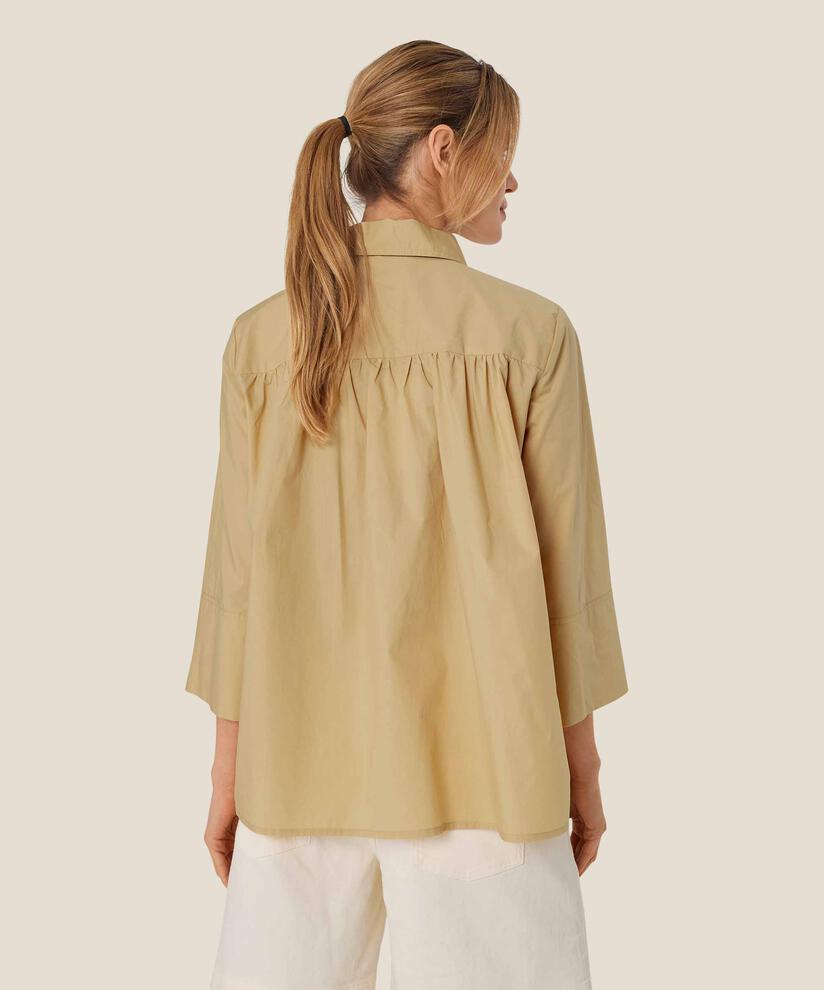 Briallen Blouse, Pale Khaki