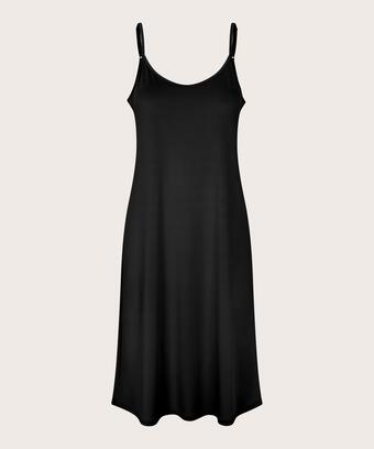 Honni Jersey Slip Dress, Black