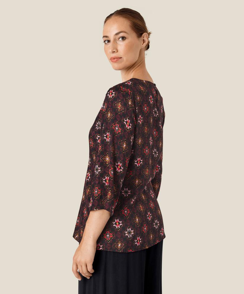 Bee Blouse, Tango Red