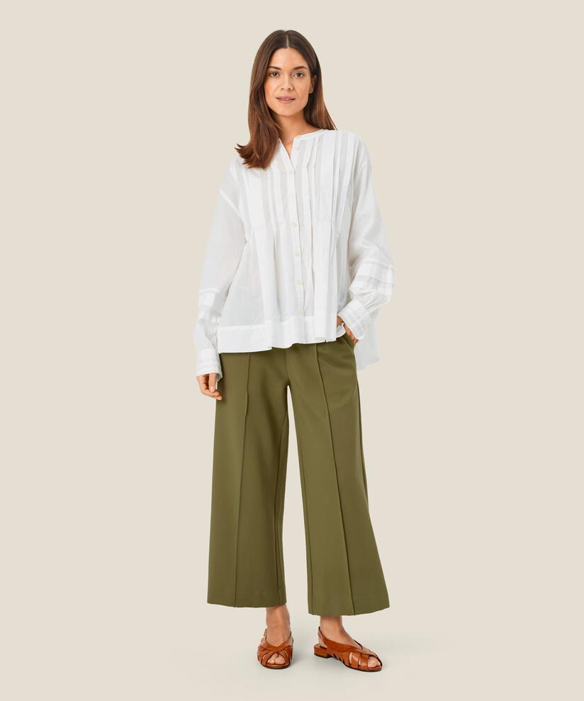 Piana JERSEY Trousers, D. Lichen Green