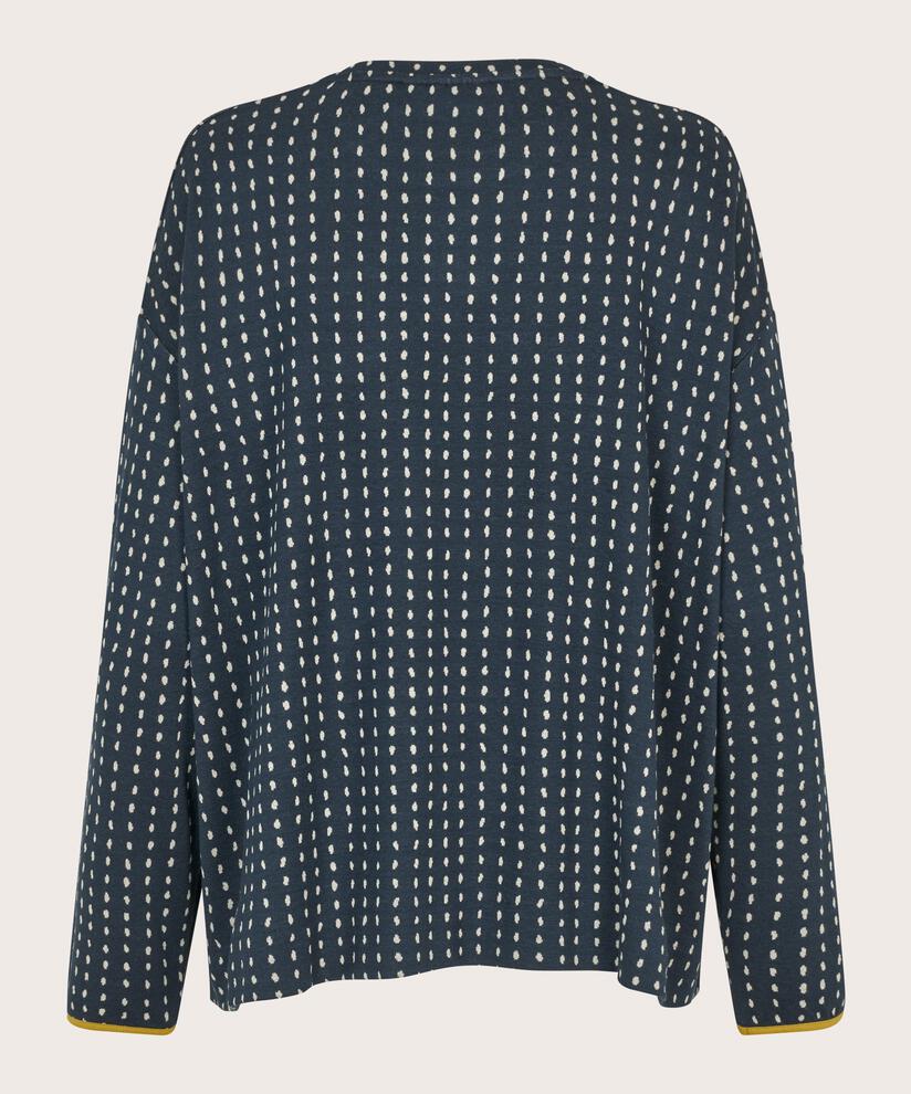 Damira JERSEY Top, Mood Indigo