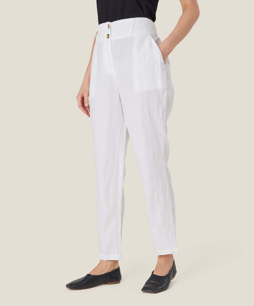 PETRONI TROUSERS, White
