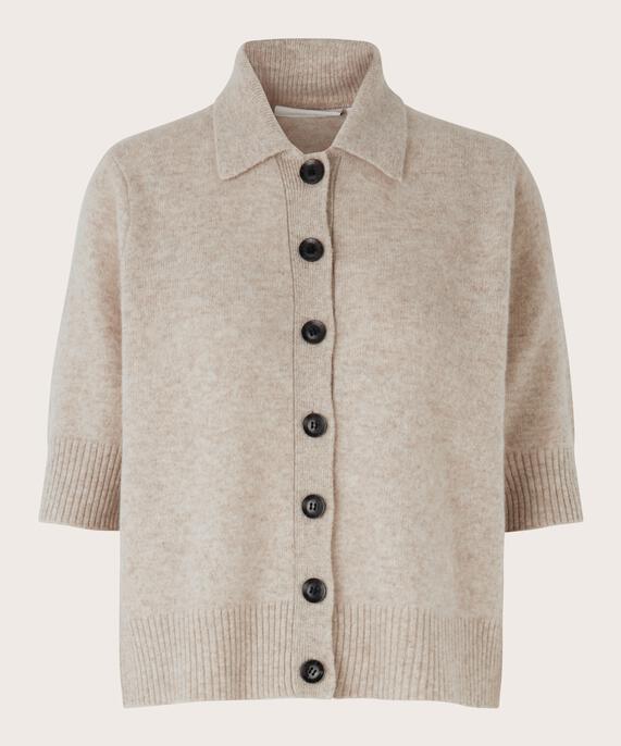 Liva Cardigan, L beige mel