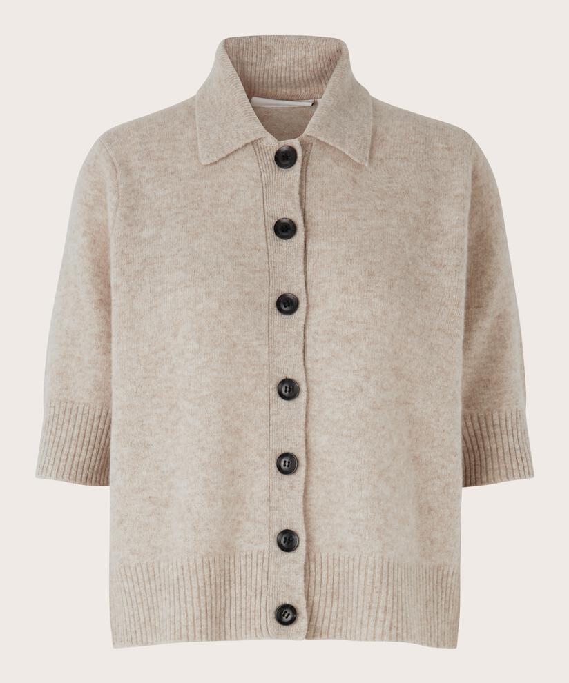 Liva Cardigan, L beige mel