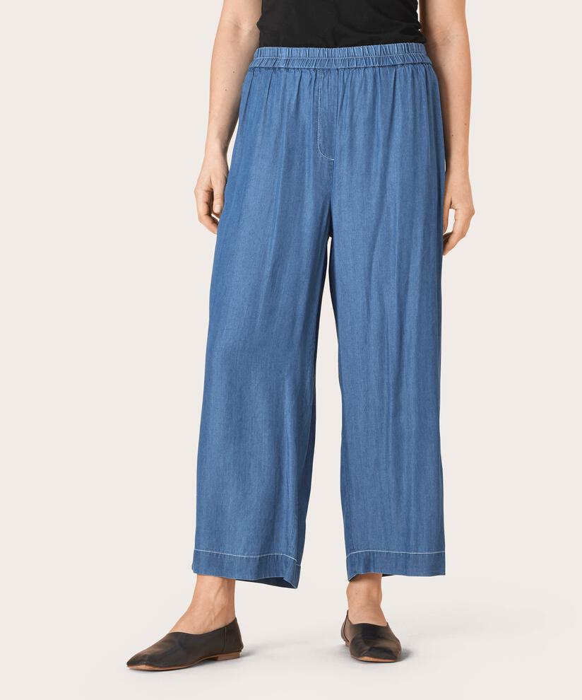 PARI TROUSERS, Blue Denim