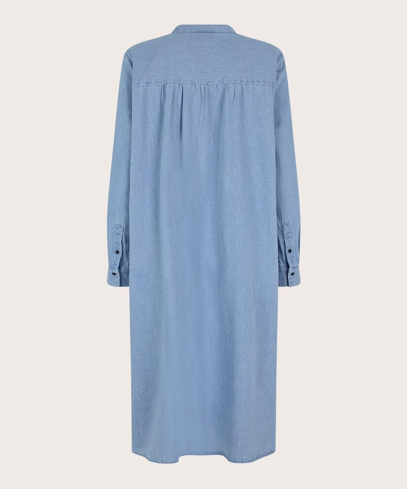 Naja Denim Shirt Dress, Light Denim