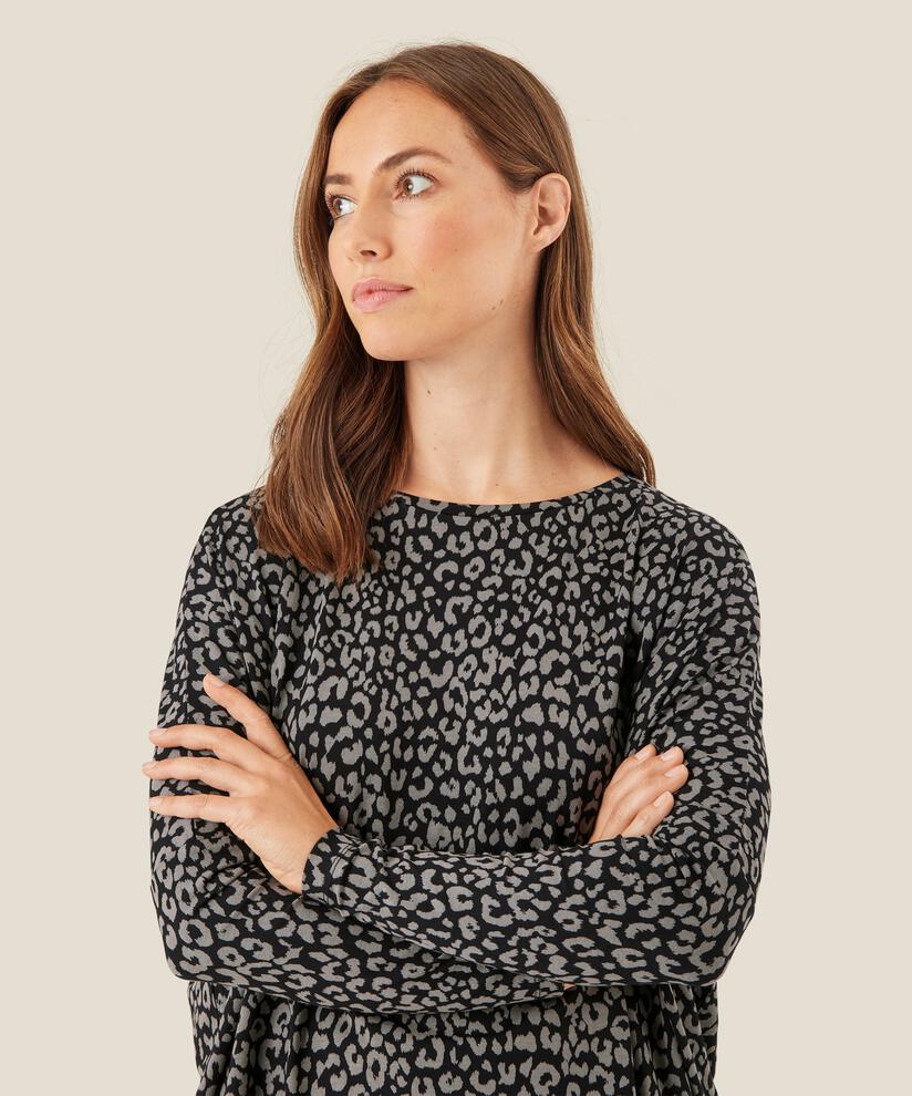 Barr JERSEY Top, Steel Grey