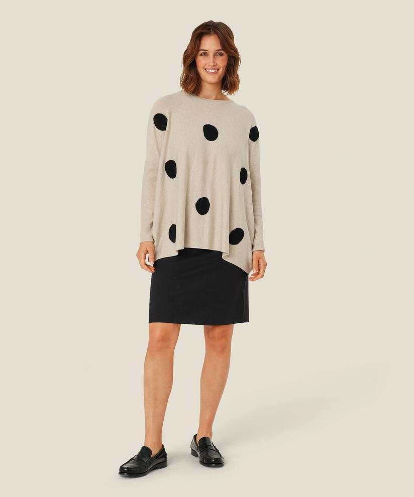 Salma JERSEY Skirt, Black