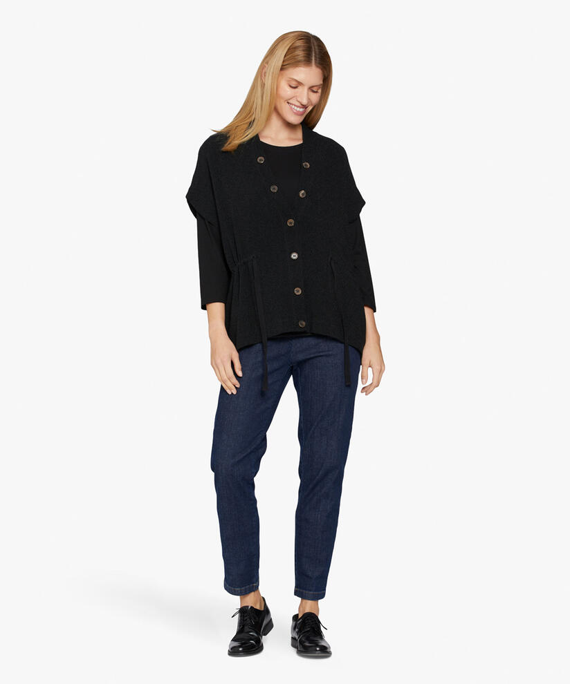 JAY WAISTCOAT, Black